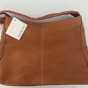 New Tan Le Donne Leather Shoulder Purse